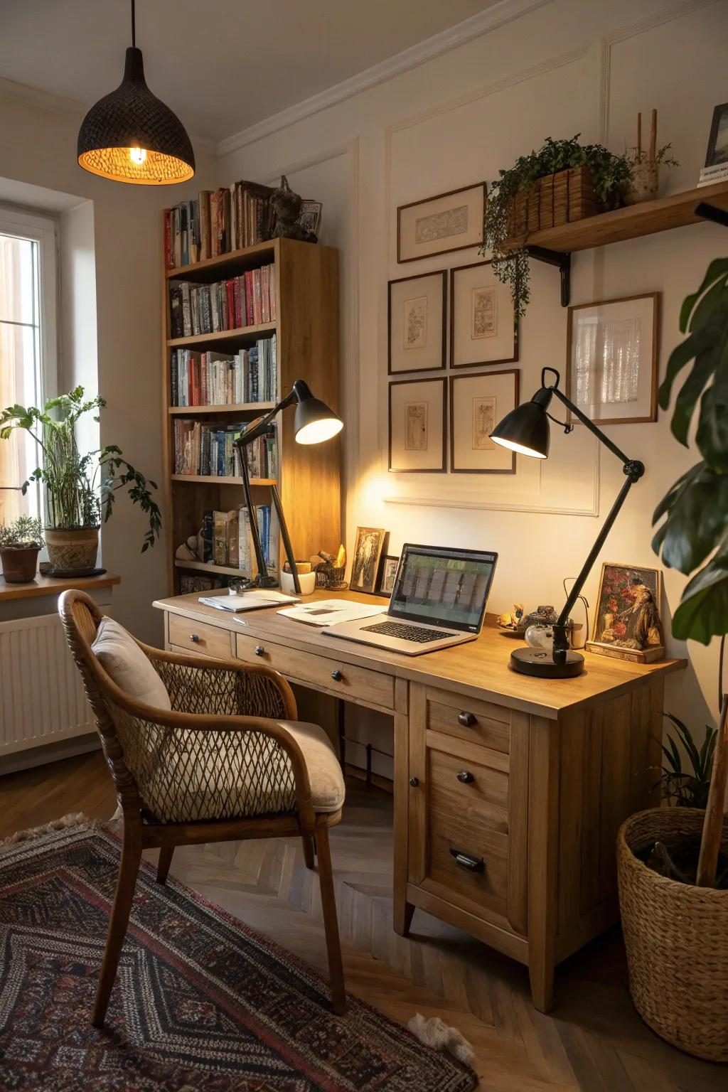 Small Home Office Lighting: What Actually Reduces Eye Strain